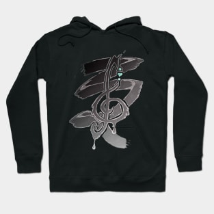 Treble-clef Music Shirt Hoodie